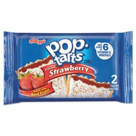 KEEBLER Kellogg's, Pop Tarts, Frosted Strawberry, 3.67 Oz, 6PK 31732